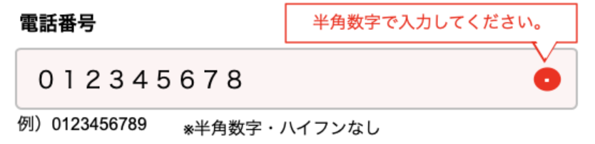 EFO（入力フォーム最適化）事例：条件を明記